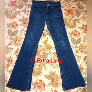 American Eagle 14 X-Long High Rise Artist Flare women's jeans